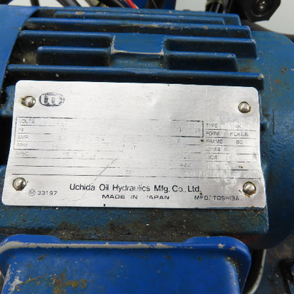 Uchida A10V16DR1RP8B 10 Gallon Hydraulic Variable Piston Pump Power Unit 3PH
