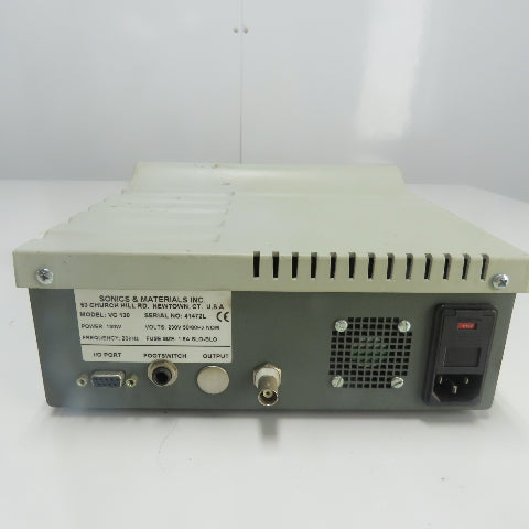 Sonics & Materials Model VC 130 Low Volume Ultrasonic Processor 230V 130W