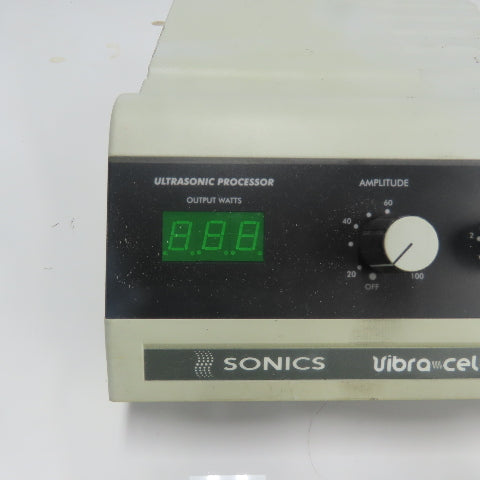 Sonics & Materials Model VC 130 Low Volume Ultrasonic Processor 230V 130W
