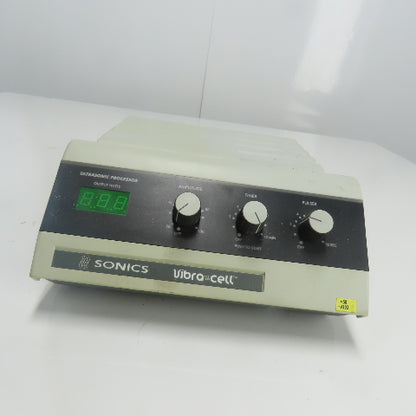 Sonics & Materials Model VC 130 Low Volume Ultrasonic Processor 230V 130W