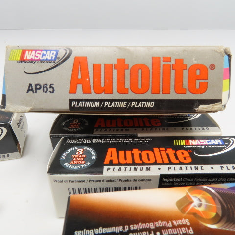 Autolite AP65 Platinum Spark Plugs Lot Of 4