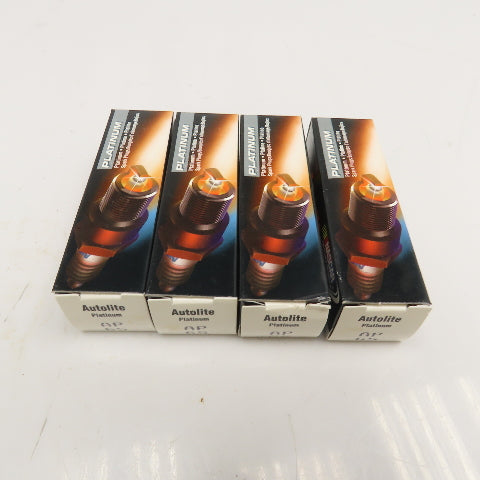 Autolite AP65 Platinum Spark Plugs Lot Of 4