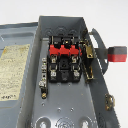 Square D H221N 30A Fusible Heavy Duty Safety Disconnect Switch 240VAC