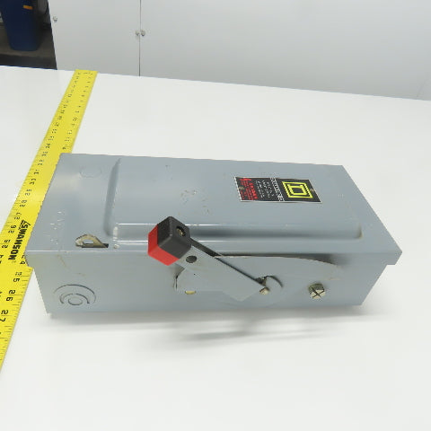 Square D H221N 30A Fusible Heavy Duty Safety Disconnect Switch 240VAC