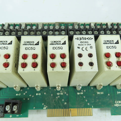 Gordos Arkansas PB-32Q LR38595 / E79183 I/O Module Rack W/ IDC5Q