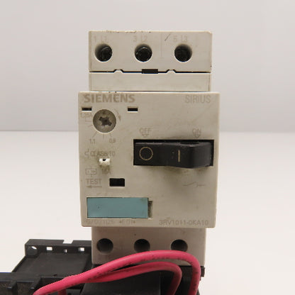 Siemens 3RA1210-0KD15-0AK6 Reversing Combination Starter 600V 5Hp 110/120V Coil
