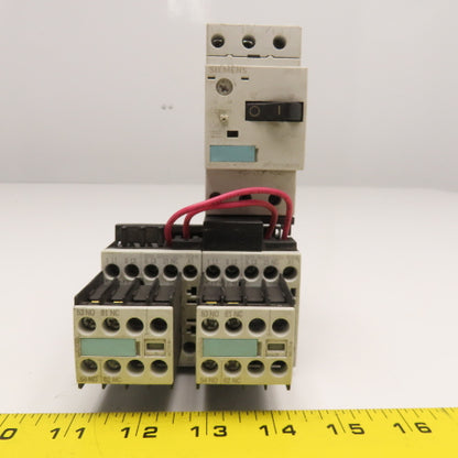 Siemens 3RA1210-0KD15-0AK6 Reversing Combination Starter 600V 5Hp 110/120V Coil