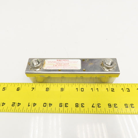 Moore R-2-15-B(CO) S925C994WAA Flow Meter .25-2.5 SCFH Air @ 70°F 1/4" NPT