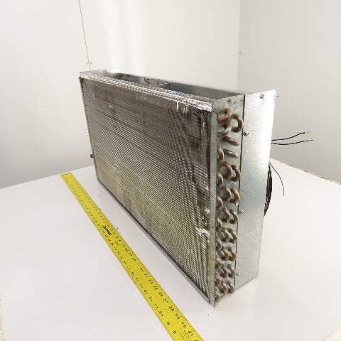 Dual Fan Condenser Heat Exchanger 230V 1/6HP From Kaeser TF210E Air Dryer Tested