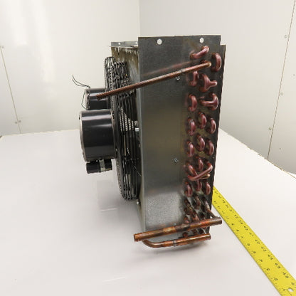 Dual Fan Condenser Heat Exchanger 230V 1/6HP From Kaeser TF210E Air Dryer Tested
