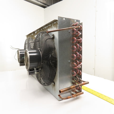 Dual Fan Condenser Heat Exchanger 230V 1/6HP From Kaeser TF210E Air Dryer Tested