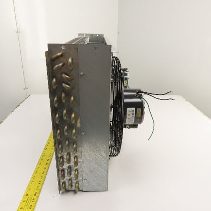 Dual Fan Condenser Heat Exchanger 230V 1/6HP From Kaeser TF210E Air Dryer Tested