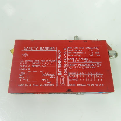 Intrinspak 9001/02-093-150-00 Safety Barrier 6V 160mA