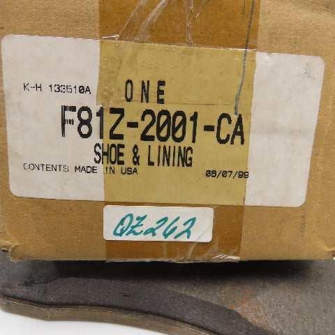 Ford F81Z-2001-CA 2004-2007 Ford F53 Stripped Chassis Brake Shoe & Lining Set