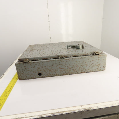 30" x 24" x 6" Steel Hinged Door Wall Mount Electrical Enclosure (No Backplate)