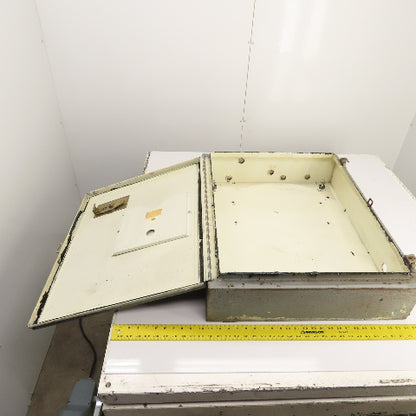 30" x 24" x 6" Steel Hinged Door Wall Mount Electrical Enclosure (No Backplate)