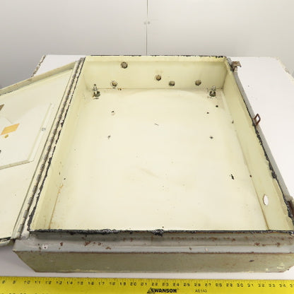 30" x 24" x 6" Steel Hinged Door Wall Mount Electrical Enclosure (No Backplate)
