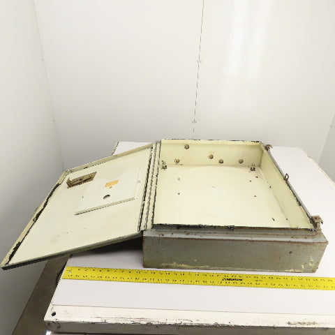 30" x 24" x 6" Steel Hinged Door Wall Mount Electrical Enclosure (No Backplate)