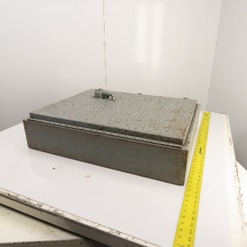 30" x 24" x 6" Steel Hinged Door Wall Mount Electrical Enclosure (No Backplate)