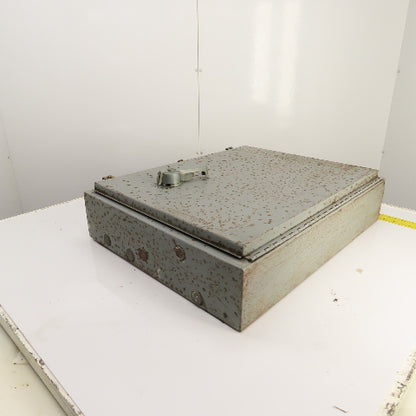 30" x 24" x 6" Steel Hinged Door Wall Mount Electrical Enclosure (No Backplate)