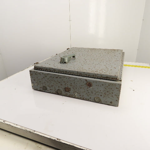 30" x 24" x 6" Steel Hinged Door Wall Mount Electrical Enclosure (No Backplate)