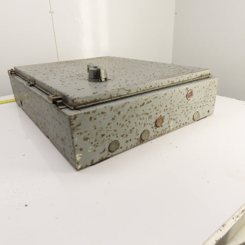 30" x 24" x 6" Steel Hinged Door Wall Mount Electrical Enclosure (No Backplate)