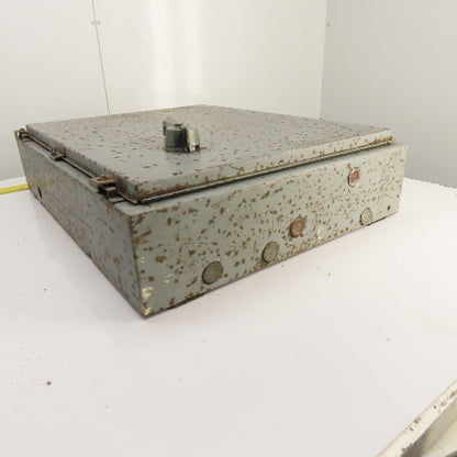 30" x 24" x 6" Steel Hinged Door Wall Mount Electrical Enclosure (No Backplate)
