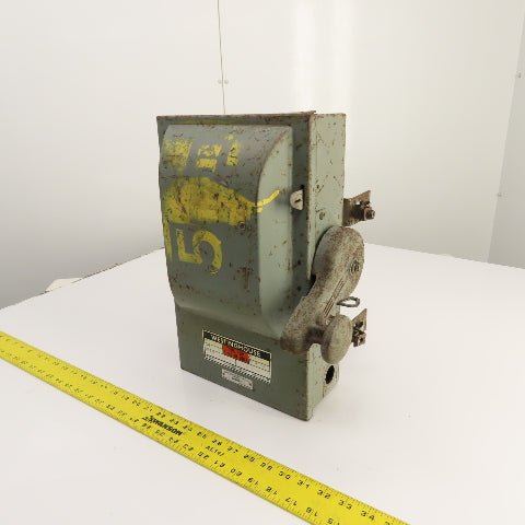 Westinghouse 1513464B 30A Fusible Type Tap Bus Plug In Unit 3-Pole 575V 60HZ