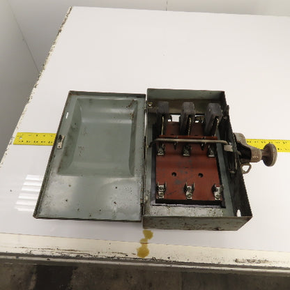 Westinghouse 1513464B 30A Fusible Type Tap Bus Plug In Unit 3-Pole 575V 60HZ