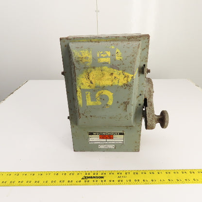 Westinghouse 1513464B 30A Fusible Type Tap Bus Plug In Unit 3-Pole 575V 60HZ