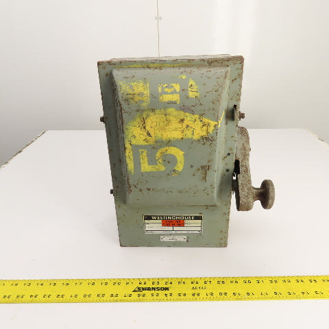 Westinghouse 1513464B 30A Fusible Type Tap Bus Plug In Unit 3-Pole 575V 60HZ
