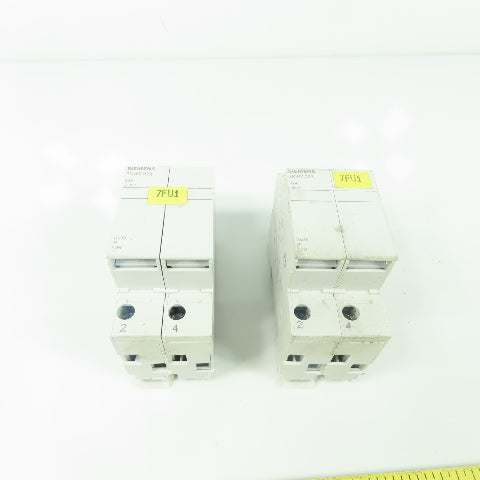 Siemens 3NW7 023 2-Pole Fuse Holder 30A 600V AWG 8-20 Lot Of 2