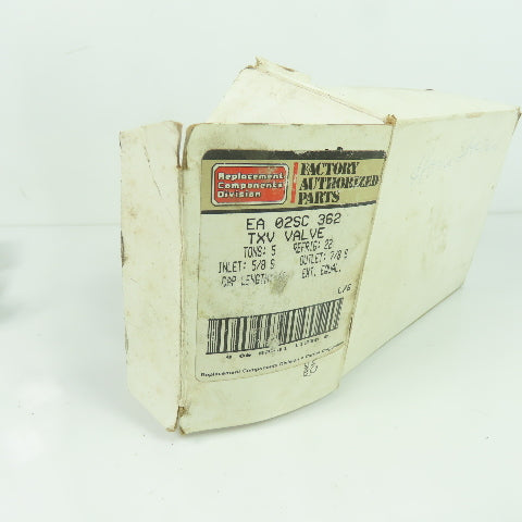 Carrier EA 02SC 362 Expansion Valve 5/8 S Inlet 7/8 S Outlet
