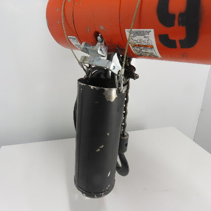 CM Model L 1 Ton 2000LB Electric Chain Hoist 15' Lift 16FPM 230/480V 3Ph 1HP