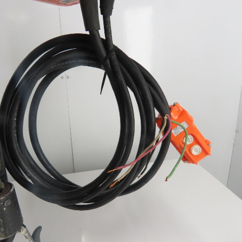CM Model L 1 Ton 2000LB Electric Chain Hoist 15' Lift 16FPM 230/480V 3Ph 1HP