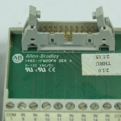 Allen Bradley 1492-IFM20FN Ser A Interface Module 20-Pin & 20 Terminal Lot Of 2