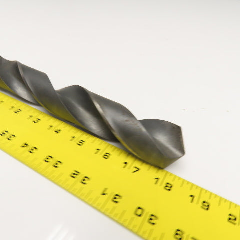 Morse 1-23/64" Twist Drill MT4 Taper Shank 14-1/4" OAL