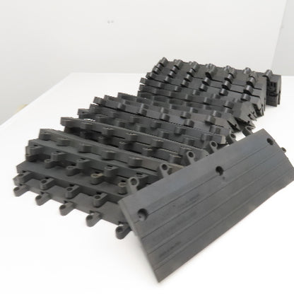Wearwell Ergo Deck Interlocking Anti Fatigue Floor Mat Male Ramp Edging Lot/23