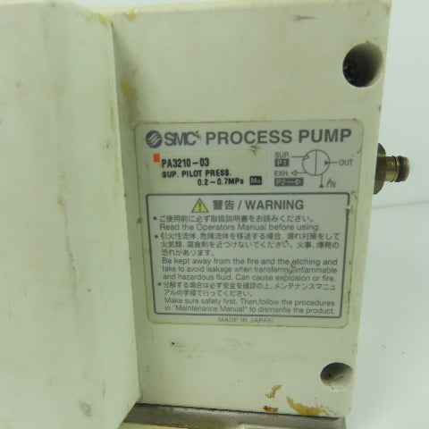 SMC PA3210-03 Process Pump 0.2-0.7MPa