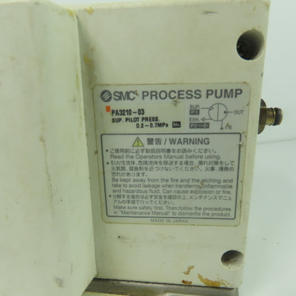 SMC PA3210-03 Process Pump 0.2-0.7MPa