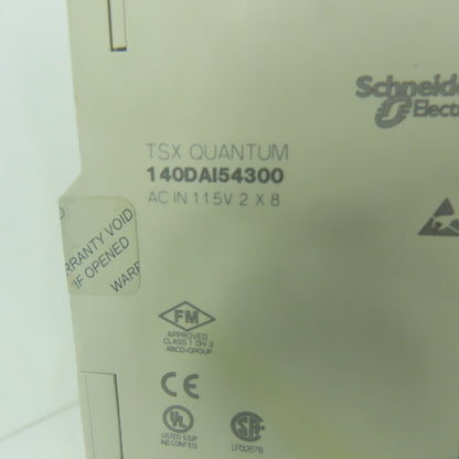 Schneider Electric 140DAI54300 Modicon TSX Quantum Impute Module 115VAC