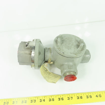 SOR 12TA-K5-M4-06A Pressure Switch .75-12PSI Adjustable Range 200PSI Over Range