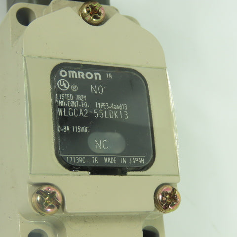 Omron WLGCA2-55LDK13 Limit Switch 115VAC 0.8A NEW