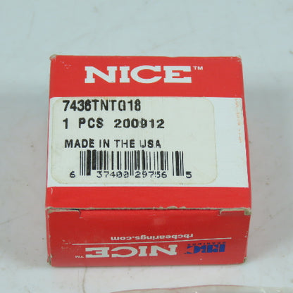 Nice RBC 7436TNTG18 Radial Ball Bearing 0.625" ID x 1.25" OD x 0.500" W