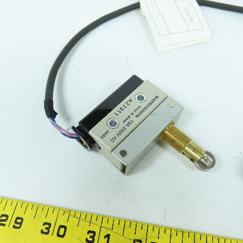 Fanuc Matsushita A05B-1031-D005 AZ7311 Roller Plunger Limit Switch W/ Cable&Plug
