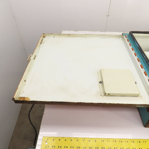 24" x 24" x 6" Steel Wall Mount Hinged Door Electrical Enclosure W/ Backplate