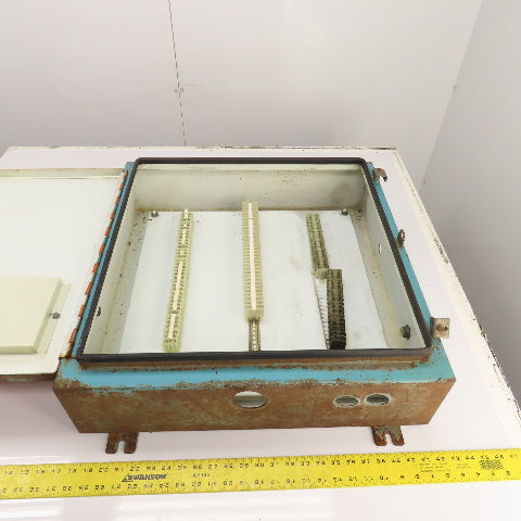24" x 24" x 6" Steel Wall Mount Hinged Door Electrical Enclosure W/ Backplate