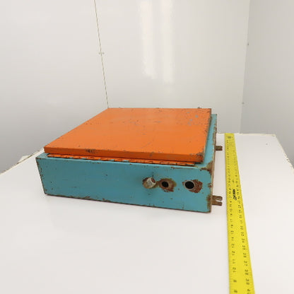 24" x 24" x 6" Steel Wall Mount Hinged Door Electrical Enclosure W/ Backplate