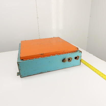24" x 24" x 6" Steel Wall Mount Hinged Door Electrical Enclosure W/ Backplate