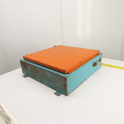 24" x 24" x 6" Steel Wall Mount Hinged Door Electrical Enclosure W/ Backplate